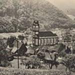 707 Blick vom Äckerleburger auf das Dorf - noch ohne Sportplatz also vor 1948