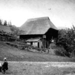 009b Hasemann beim Malen Steighäusle um 1930