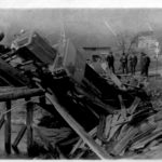 099 Unfall an der Gelbachbrücke 1954
