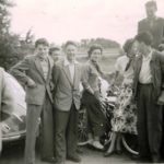 251 Ausflug der Fußballer um 1960 mit Siggi Decker und Erwin Armbruster