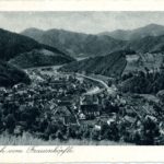 485 Ak Blick vom Frauenköpfle auf Wolfach um 1930