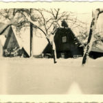 551 Schneereicher Winter um 1950 auf Grünach