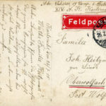 567b Rückseite der Karte von Josef Scherer aus dem Ersten Weltkrieg.